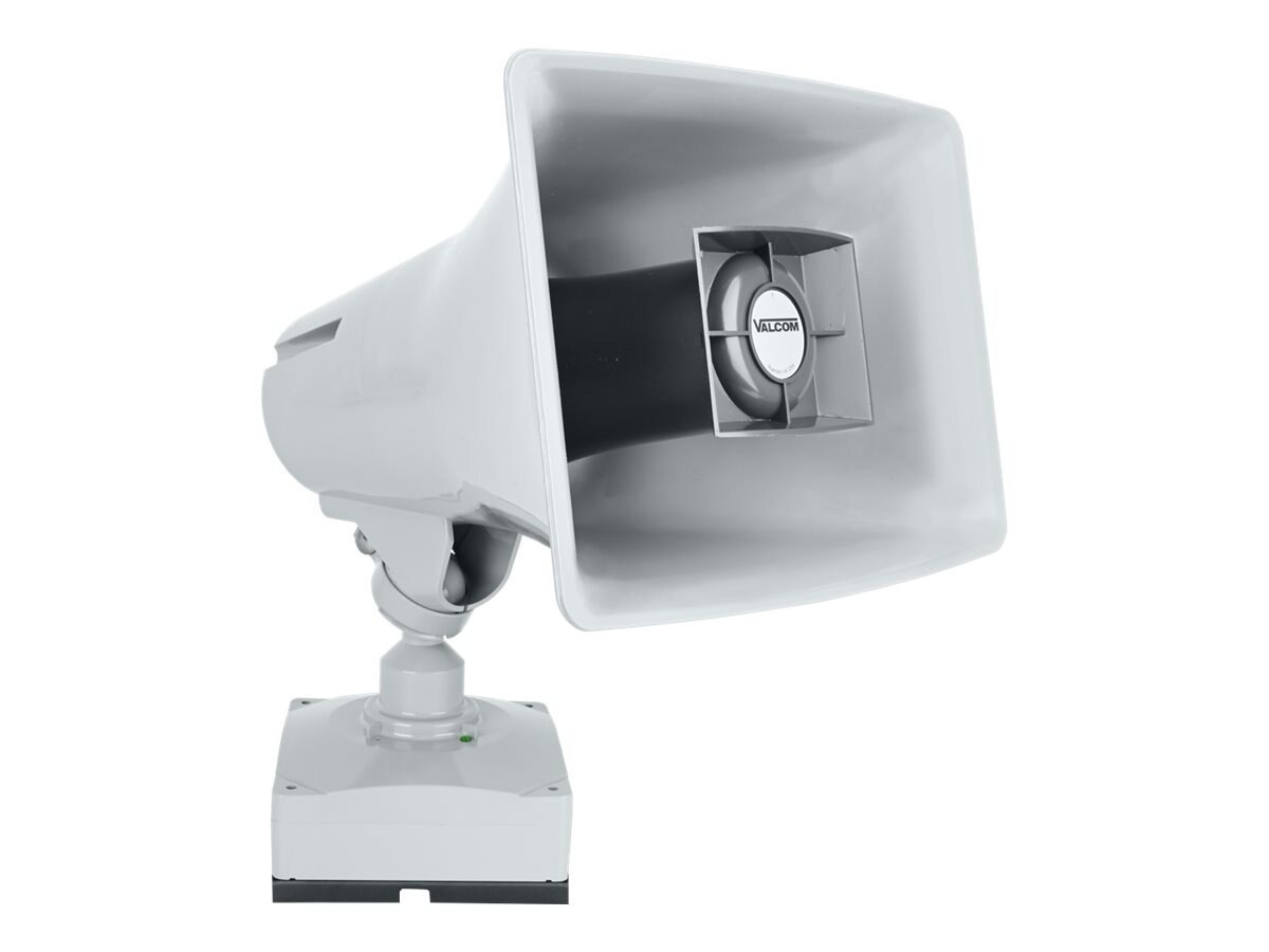 Valcom Talk Back Ip Horn - Gray