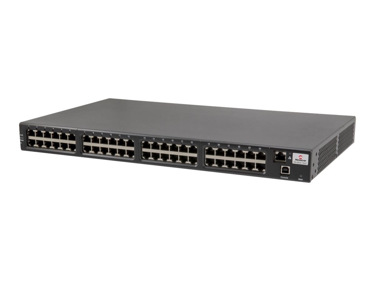 Microchip Technology 24-Port Ieee 802.3BT 60W 10G 1KW PoE Midspan