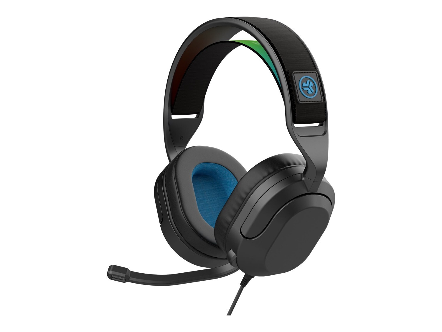 Jlab Audio JLab Nightfall Wired Over-Ear Gaming Headset Is TeamSpeak Certified W/50MM Drivers And Spatial Audio.