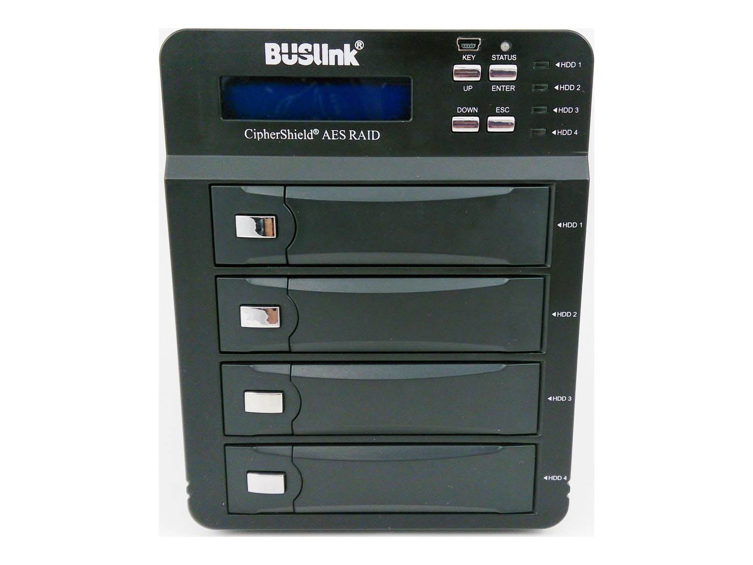 Buslink Media 96TB CipherShield Usb 3.0/eSATA 4-Bay Fips 140-2 Hipaa 256-Bit Aes Encrypted External Hard Drive