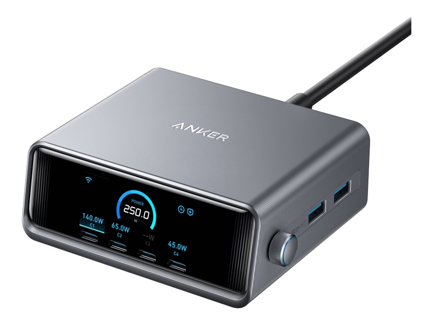 Anker 6-Port 250W GaNPrime Charger - Silver