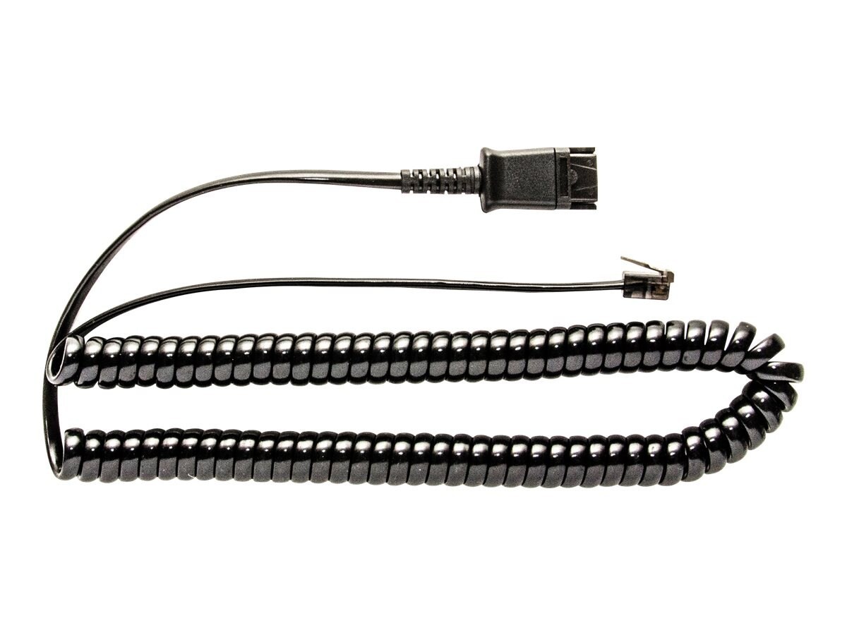 JPL Telecom BL-01+P U10p Equivalent RJ-9 / PLX QD Cable
