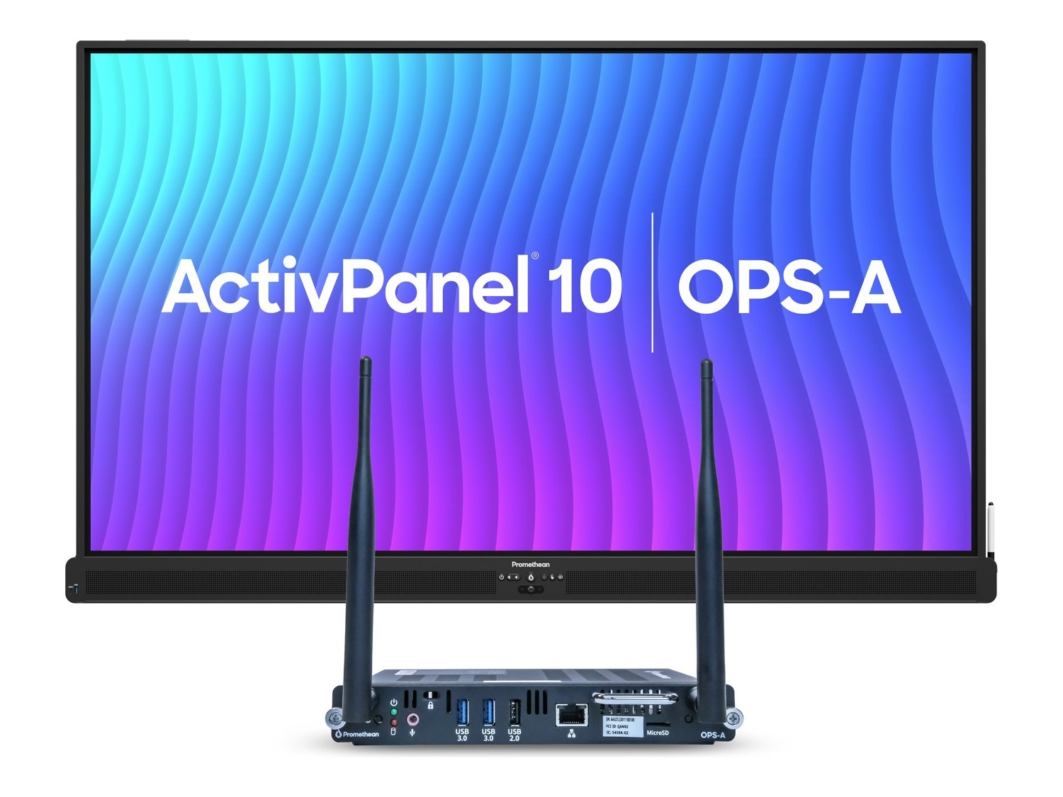 Promethean 75" ActivPanel 10 4K Led-Lcd Touchscreen Display & Ops-A (8GB Ram/64Gb Rom)