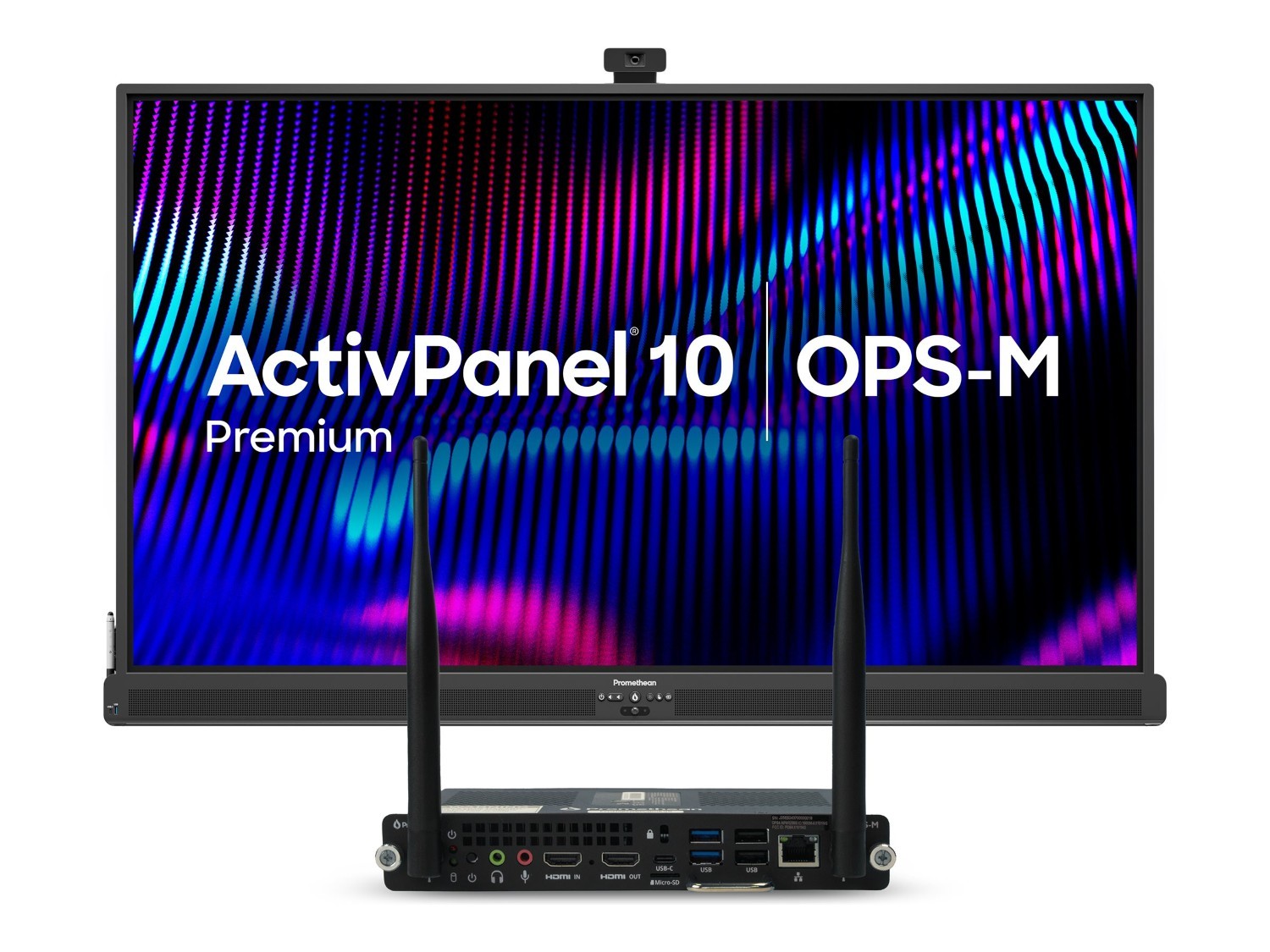 Promethean 86" ActivPanel 10 Premium 4K Led-Lcd Touchscreen Display & Ops-M I7 (Os Preinstalled)