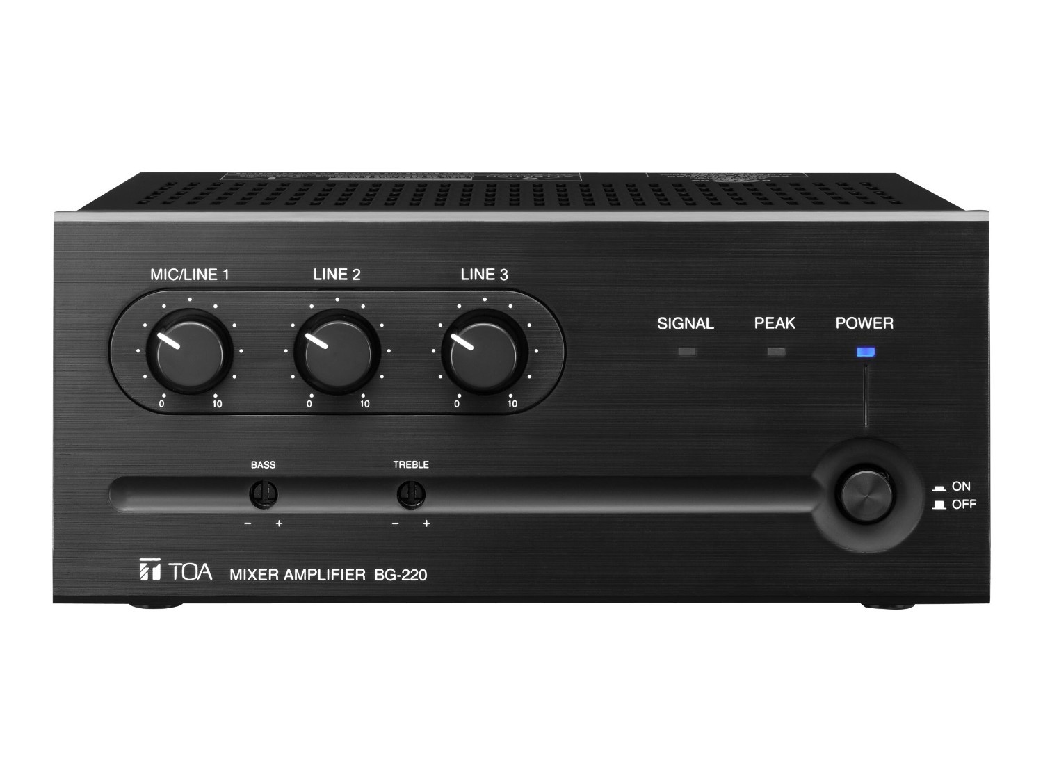 Toa Cu 3-Channel MixerPower Amplif