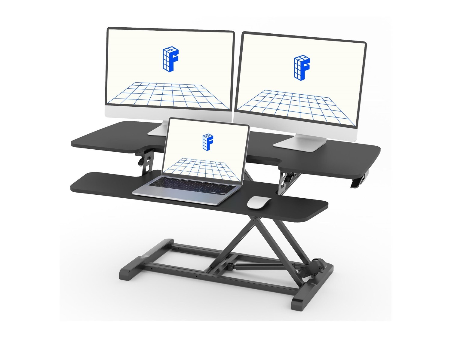 Loctek 42 Wide Sit-Stand Desk Riser