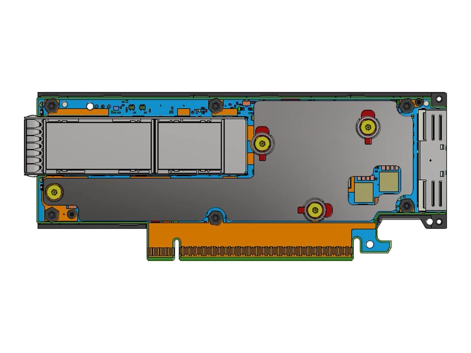 NVIDIA ConnectX-8 SuperNIC C8180L Infiniband/Ethernet Host Bus Adapter