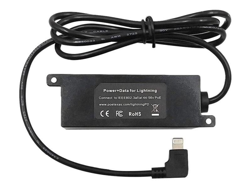 Bouncepad PoE Texas - PoE+ (802.3Af) Adaptor - GAF-Lightning-PD (Lightning)