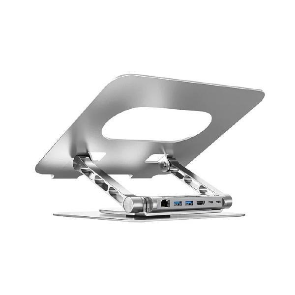 Unitek 360 Degree Laptop Stand With Detachable Usb-C Hub