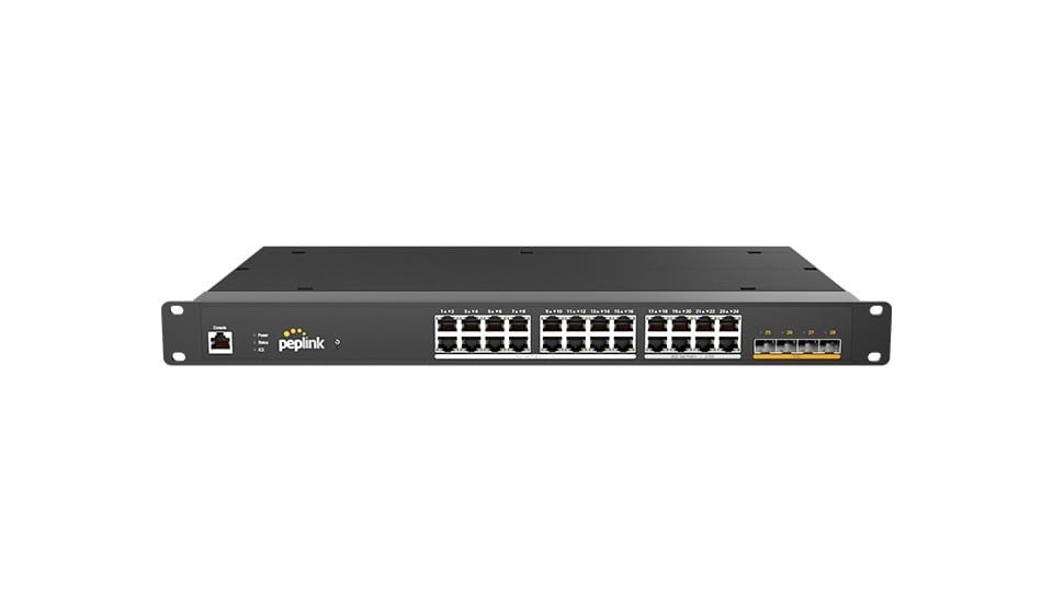 Peplink 24 Port PoE 2.5G Switch Rugged