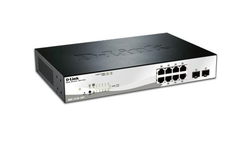 D-Link DGS-1210 DGS-1210-10P 10 Ports Manageable Ethernet Switch - Gigabit Ethernet - 10/100/1000Base-T