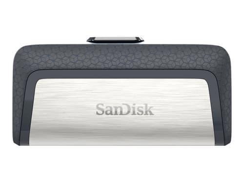 SanDisk Ultra Dual 256GB Usb-A / Usb-C GRÅ, Silver