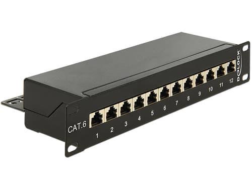 Delock Patchpanel Svart 1U