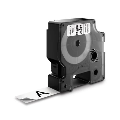 Dymo Tape D1 19MM Svart/Vit