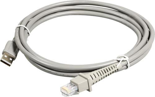 Datalogic Kabel Usb Type A Rak Power Off 2M Usb-A GRÅ
