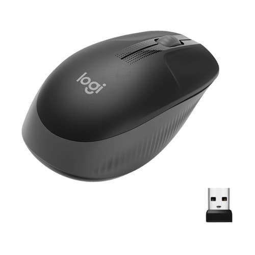 Logitech M190 Full-size Mouse - Charcoal