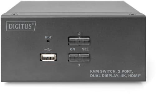 Digitus 2-Port Dual Display 4K Hdmi KVM Switch