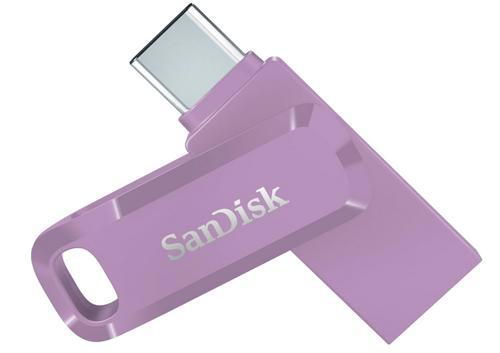 SanDisk Ultra Dual Drive Go 256GB Usb-A / Usb-C Lavendel