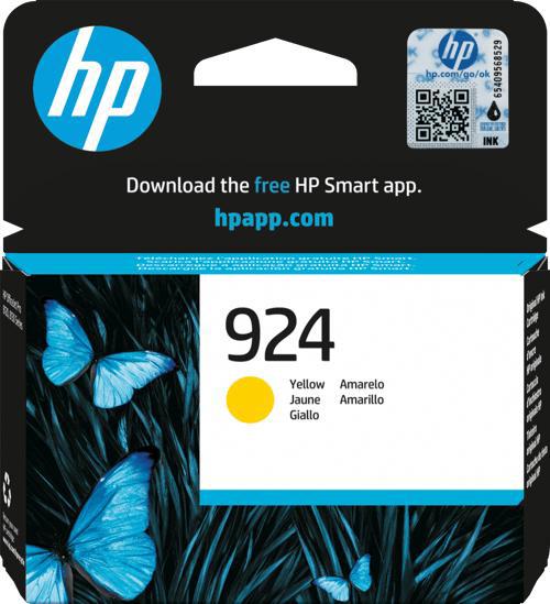HP 924 Original Inkjet Ink Cartridge - Yellow Pack