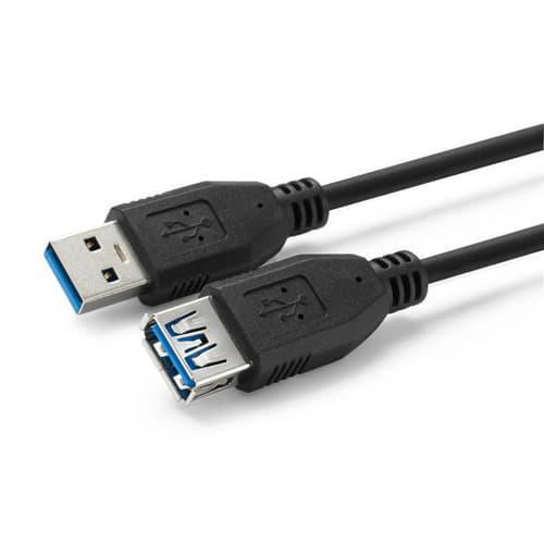 Microconnect Usb-A 3.2 Gen1 Extension 2M Usb-A Usb-A Svart