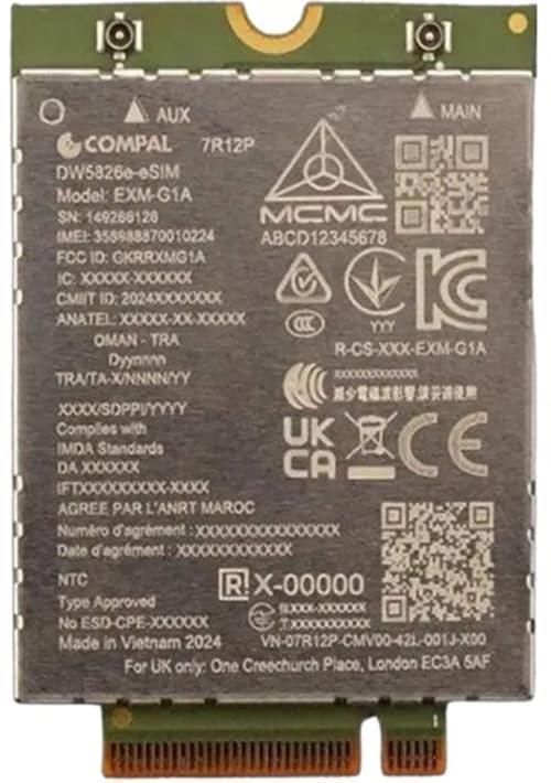 Dell DW5826E Radio Modem
