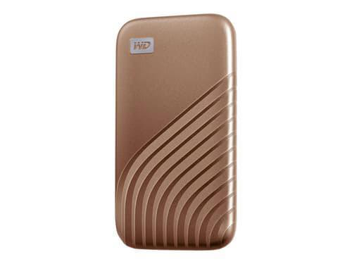 SanDisk MY Passport SSD 2TB Gold Usb-C Guld