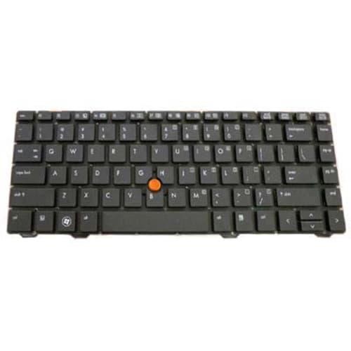 HP Keyboard - Cable Connectivity - Proprietary Interface - Pointing Stick - Danish