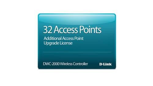 D-Link Hardware Licensing for D-Link DWC-2000 Wireless Controller - Upgrade Licence - 32 Managed Access Point