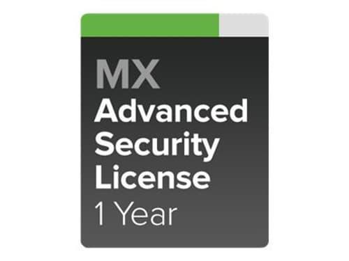 Meraki Advanced Security + 1 Year Support - Subscription Licence - 1 License - 1 Year