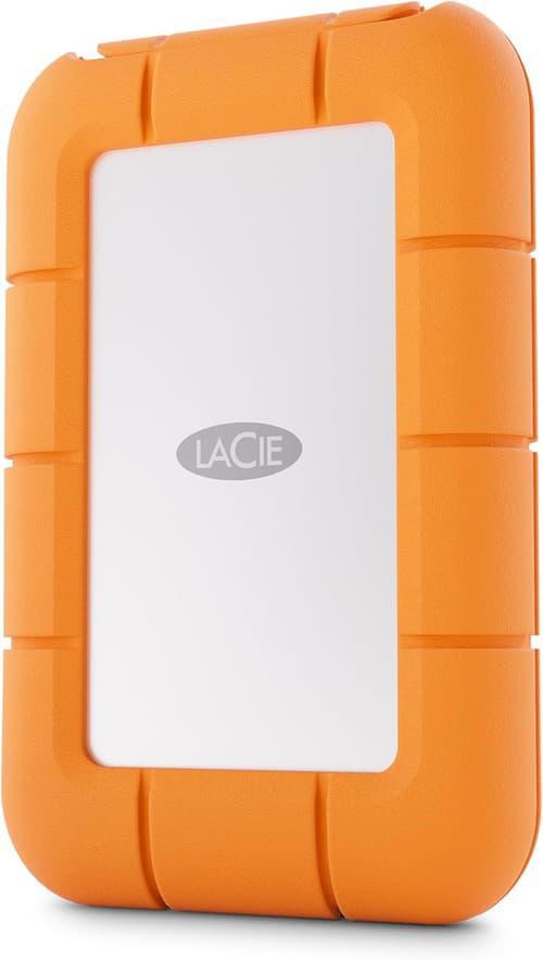 LaCie Mini Rugged SSD 1TB Usb-C GRÅ, Orange