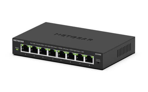 Netgear GS300 8 Ports Layer 3 Switch - Gigabit Ethernet - 10/100/1000Base-T