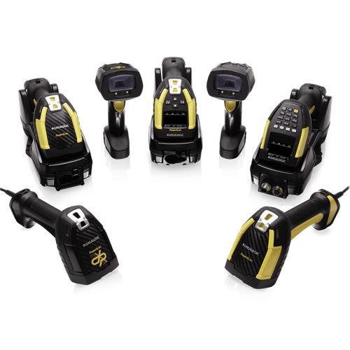 Datalogic PowerScan PBT9600-DPX Rugged Manufacturing, Inventory Handheld Barcode Scanner Kit - Wireless Connectivity - Black, Yellow - USB Cable Included