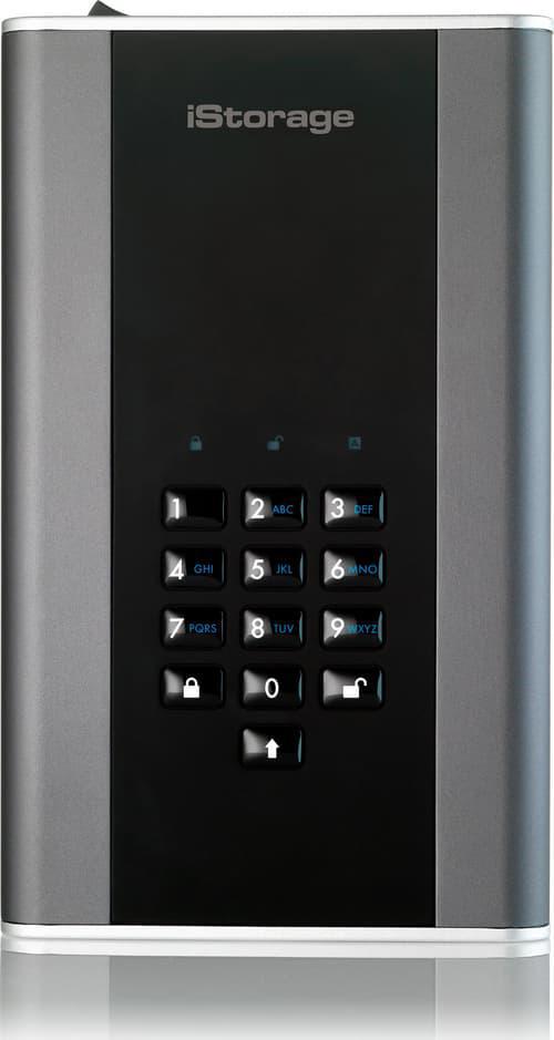 Istorage diskAshur DT2 256-Bit 20TB Nato Classified Svart
