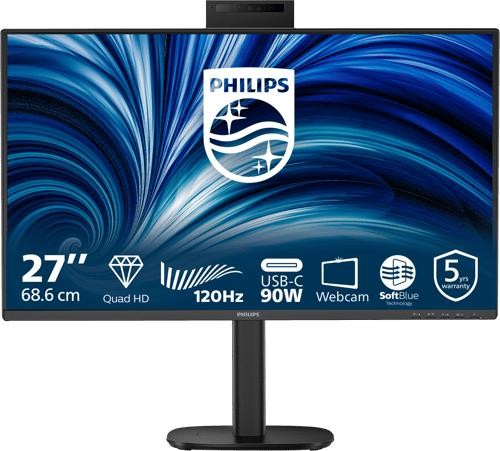 Philips 27B2U3601H 27" Class WQHD LCD Monitor - 16:9 - Black