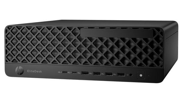 HP EliteDesk 8 SFF G1i Desktop AI PC - Intel® Core™ Ultra 7 265 processor - vPro Technology - Windows 11 Pro - Intel® Graphics - 16 GB DDR5-5600 MT/s (2 x 8 GB) - 512 GB PCIe® NVMe™ M.2 SSD - Bluetooth Dual-Mode, Wi-Fi7 - 3 year (3/3/3) limited warranty includes 3 years of parts, labor and on-site repair   - W30.3 x D30.8 x H10 cm