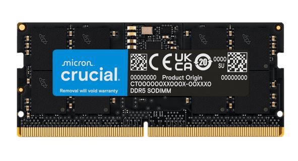 Crucial 64GB (1x64GB) DDR5 Sodimm 5600MHz CL46 Notebook Laptop Memory