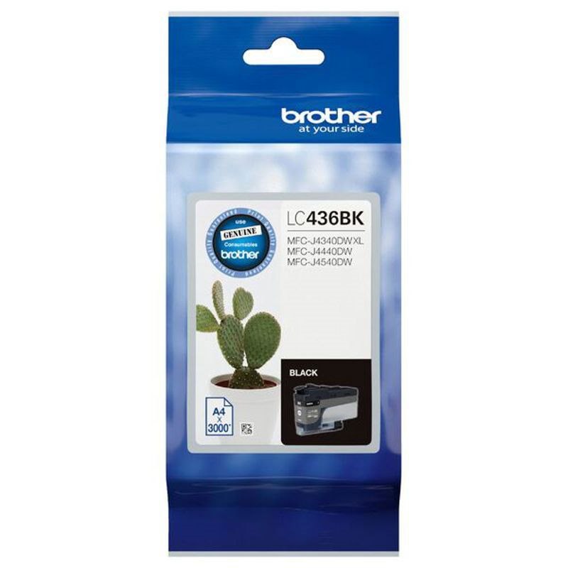 Brother LC-436BK Black Ink Cartridge To Suit MFC-J6555DWXL - Up To 3000 Pages
