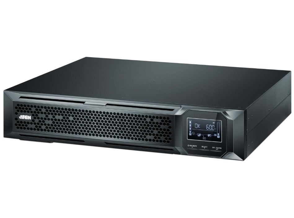 Aten 3000Va/3000W Professional Online Ups With Usb/Db9 Connection, 8 Iec C13 Outlets And 1 Iec C19 Outlet, 15Amp Socket