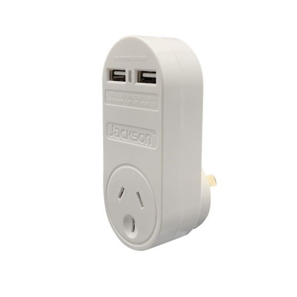 Jackson Pt1-Usb Single Plug Usb Wall Charger 2X Usb Charging Outlets