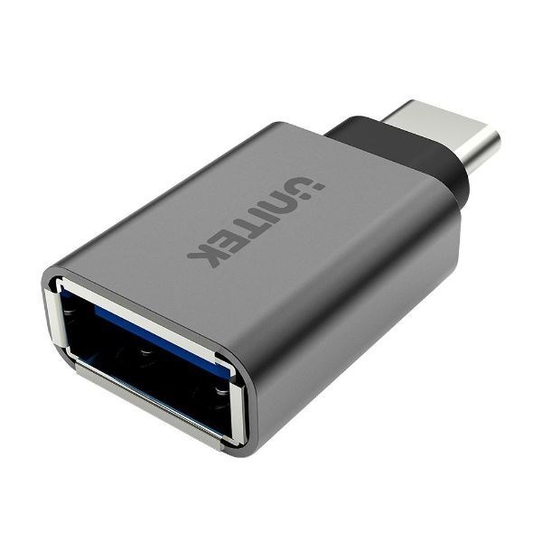Unitek Y-A025cgy Usb3.1 Usb-A To Type-C Adapter. Converts Usb-C To Usb-A. Suitable For All Type-C Supported Smartphones Tablets Computers And Devices
