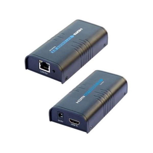 Lenkeng Hdmic373 Hdmi Cat5e/6 Network Extender Kit Up To 100M. Includes Transmitter And Receiver.