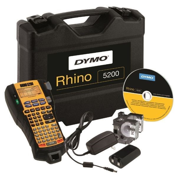 Dymo S0841440 Rhino Industrial 5200 Hard Case Ki