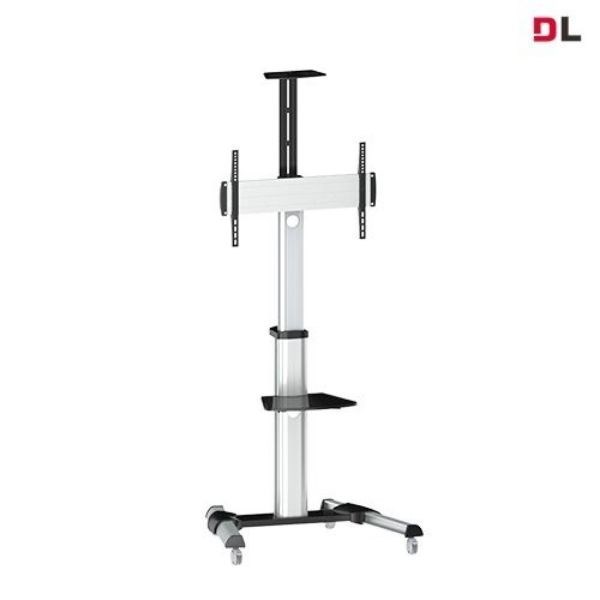 Brateck Lumi TTV04-46TW 37-70" Telescopic Height Adjustable TV Cart. Max Vesa 600X400. Tilt +5-12�. Rotate 090� Max Weight 50KG.