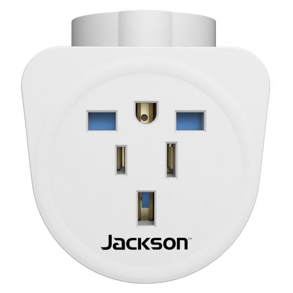 Jackson Ptamulti2 Inbound Travel Adaptor With Surge Protection. Converts Us Uk And Eurpoean Plugs To NZ/Aust.