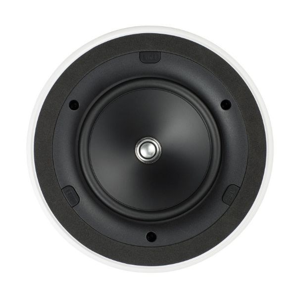 Kef Ultra Thin Bezel 6.5' Round In-Ceiling Speaker. 160MM Uni-Q Driver With 16MM Aluminium Dome Tweeter. Magnetic Grille. Ip64 Rated. Marine Grade. Sold As A Pair