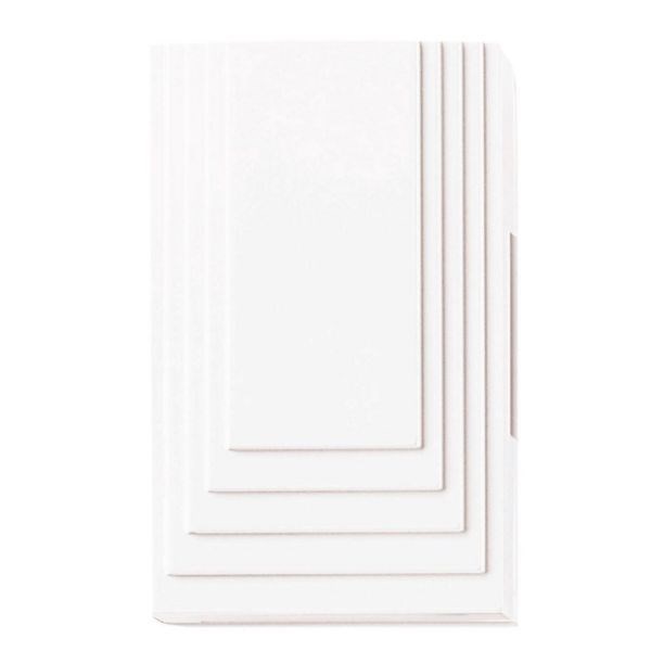 Honeywell Big Ben Classic Doorbell With Built-In Transformer. Wired, 2 Tune Options, 80dB, Fixings Included. White Colour.