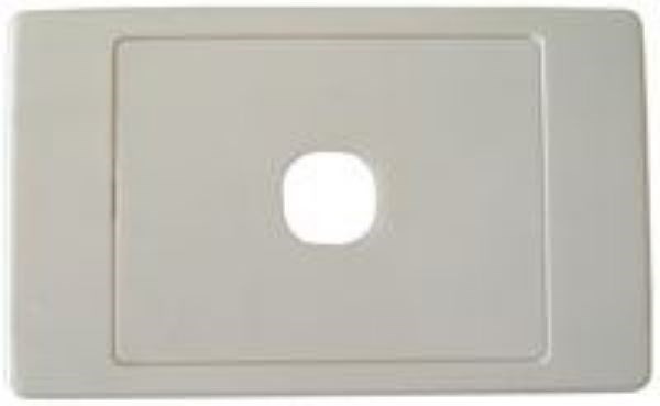 Amdex Switch Plate Only. Single. Wall Face Cover Plate. (Accepts Clipsal Style Mechs)