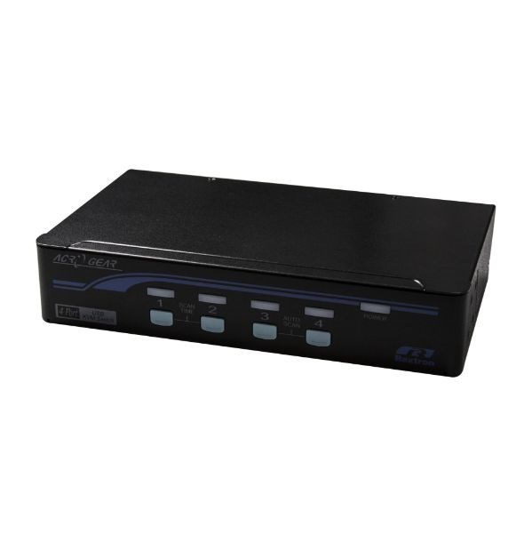 Rextron 1-4 Usb Automatic KVM Switch. Share 1X Keyboard/Video /Mouse With 4X CPU's Via The Usb Ports. 4X 1.8M Leads Included.