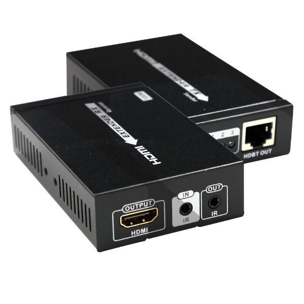 Lenkeng HDBaseT Hdmi Extender Over Single Cat5e/6 Cable Up To 100M. Extends Hdmi & Ir. Includes Dual Power Adapters For Reciever & Transmitter, 1080p@60Hz Up To 100M 4K2K@30Hz Up To 70M .
