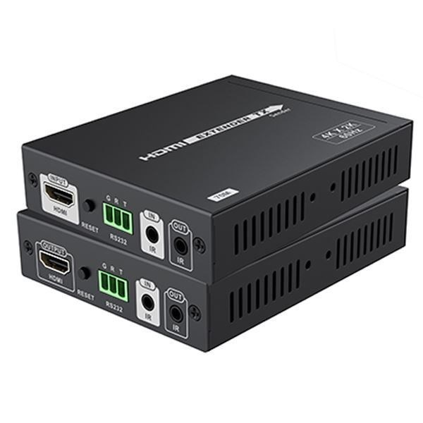 Lenkeng HDBaseT Hdmi Extender Over Single Cat6 Cable Up To 70M. Extends Hdmi & Ir. Includes Dual Power Adapters For Receiver & Transmitter. Resolution Up To 4K2K@ 60Hz Uhd Up To 70M